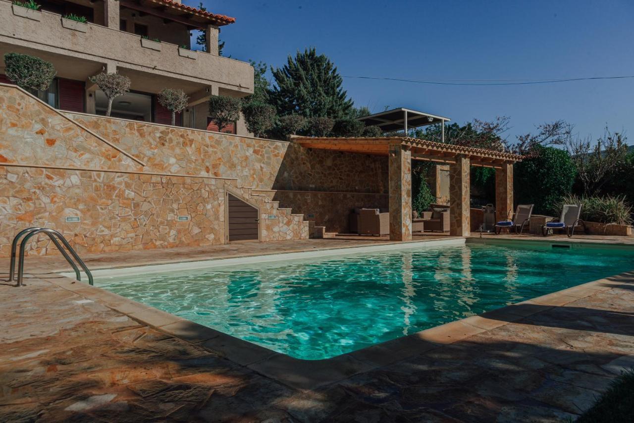 Pool And Sea View Apartments Agia Marina  Экстерьер фото
